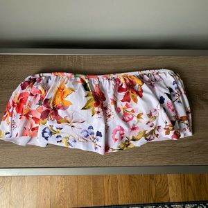 Shade AND shore size large floral bikini top